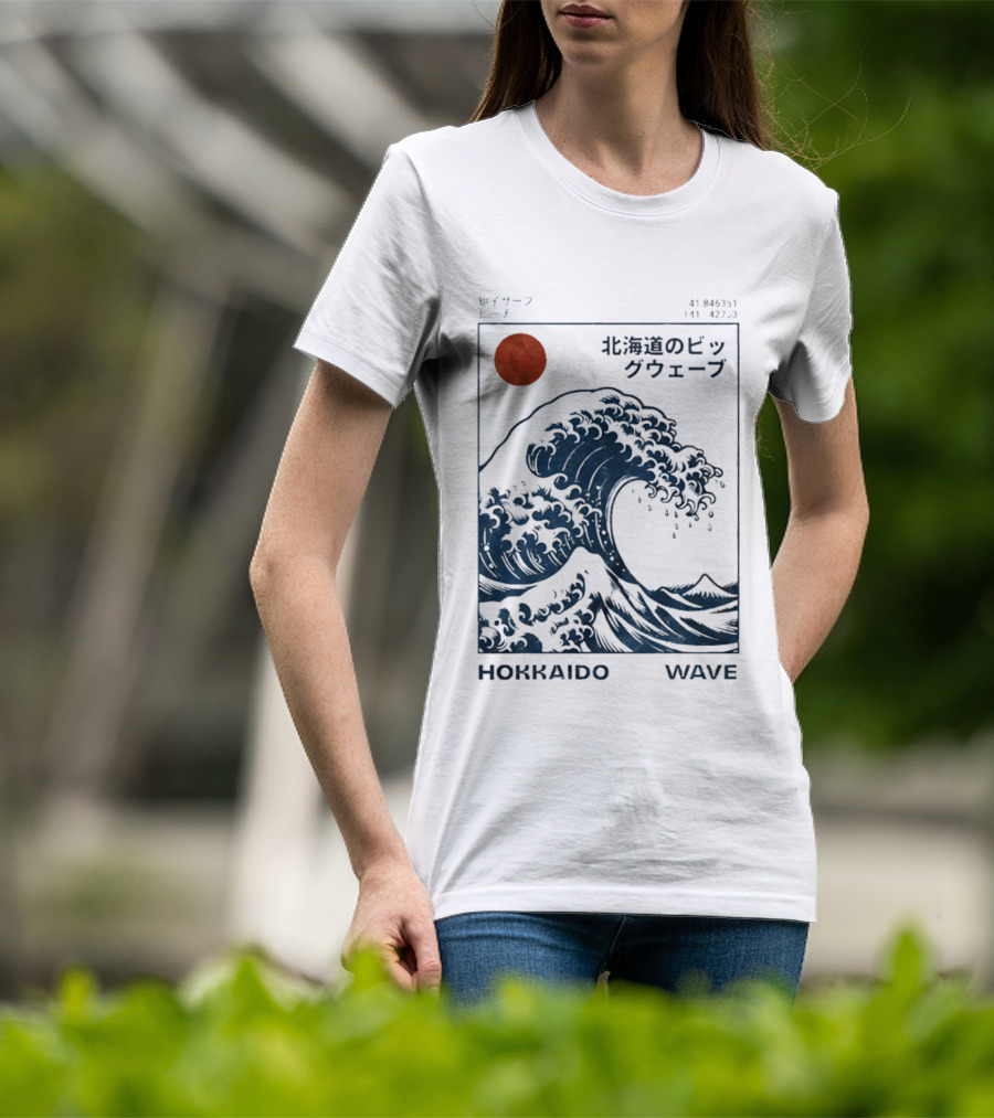 Hokkaido Wave Japan T-Shirt