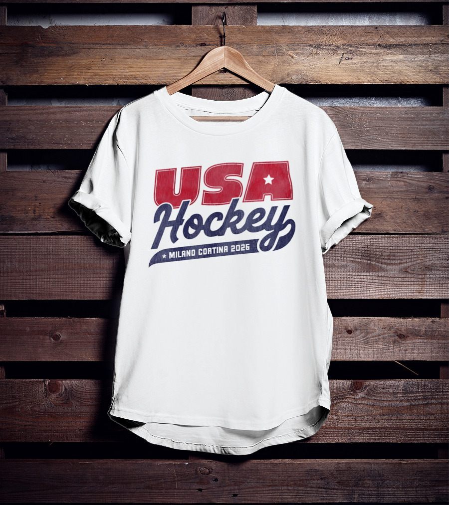 USA Hockey Milano Cortina 2026 T-Shirt