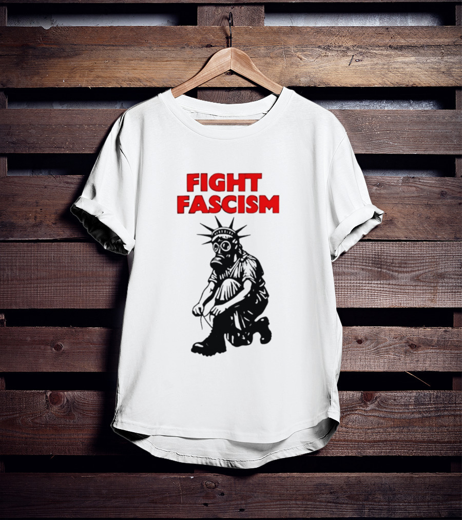 Fight Fascism Liberty Not Fascism Abolish ICE T-Shirt