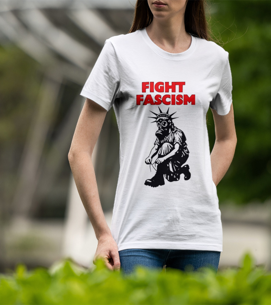 Fight Fascism Liberty Not Fascism Abolish ICE T-Shirt