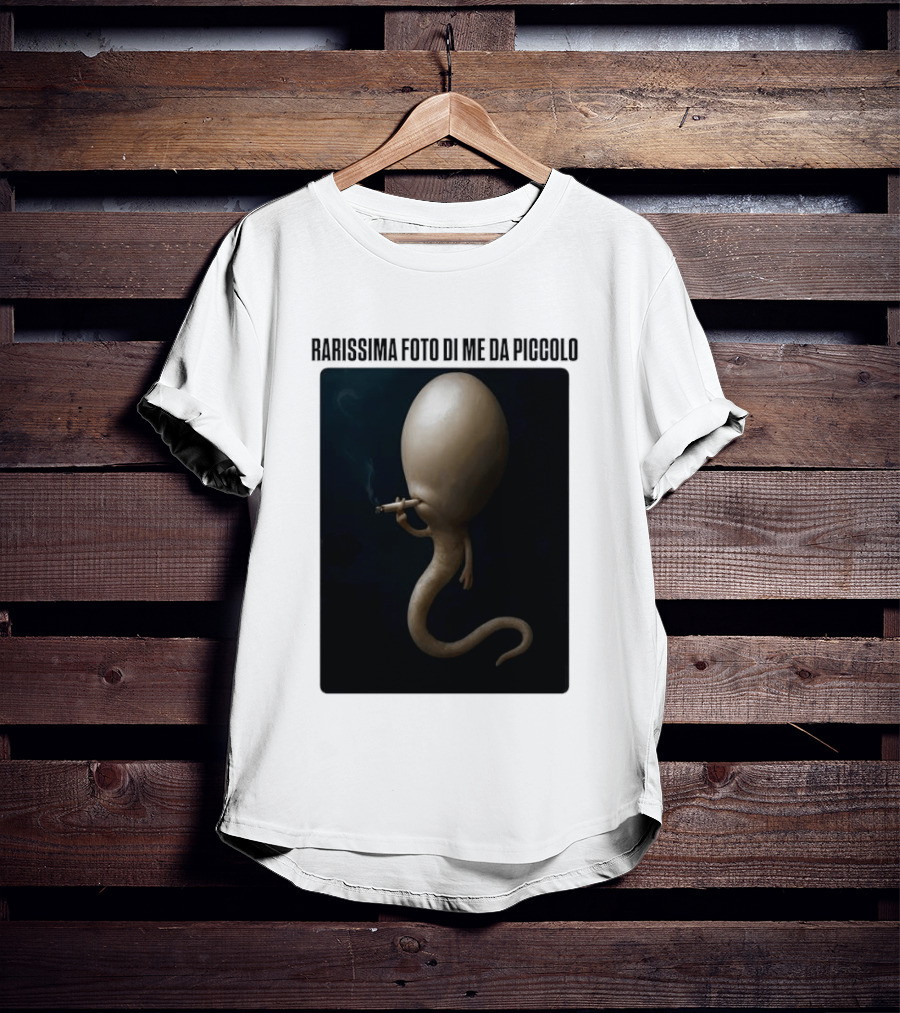 Rarissima Foto Di Me Da Piccolo Alieno Iconico Comico Divertente T-Shirt