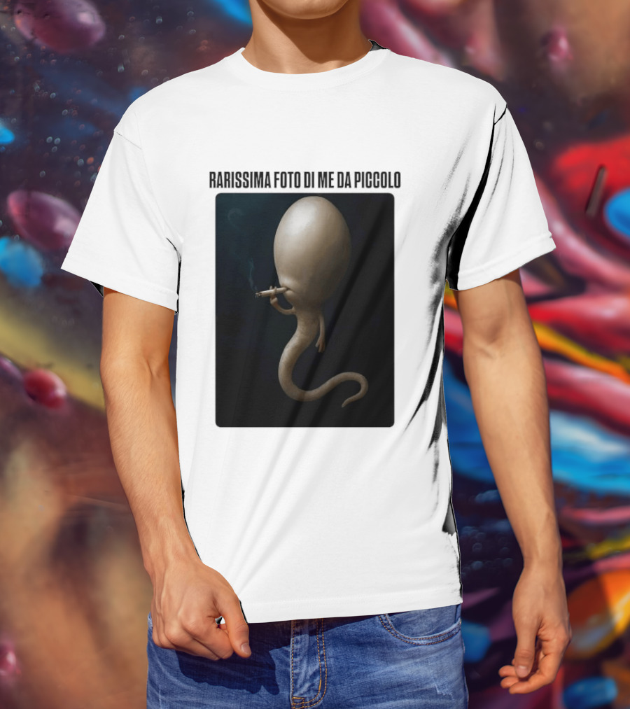 Rarissima Foto Di Me Da Piccolo Alieno Iconico Comico Divertente T-Shirt