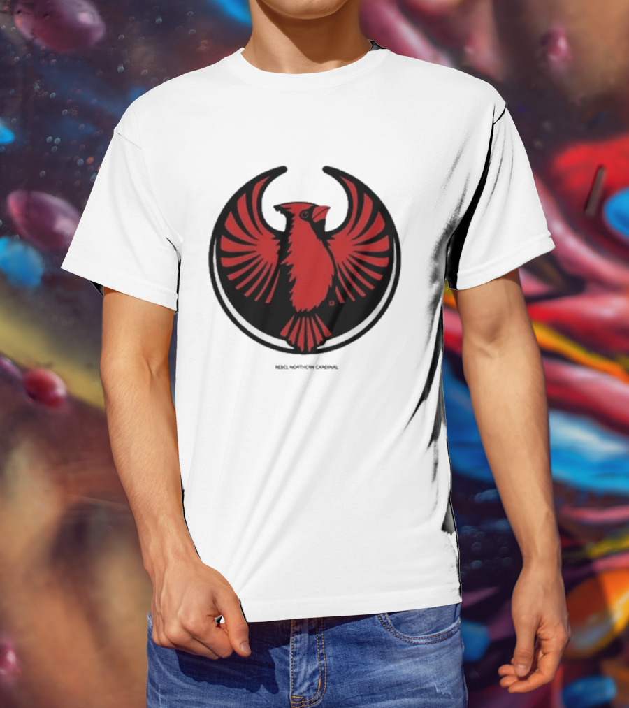 Rebel Northern Cardinal Alliance Heavyweight Bird T-Shirt