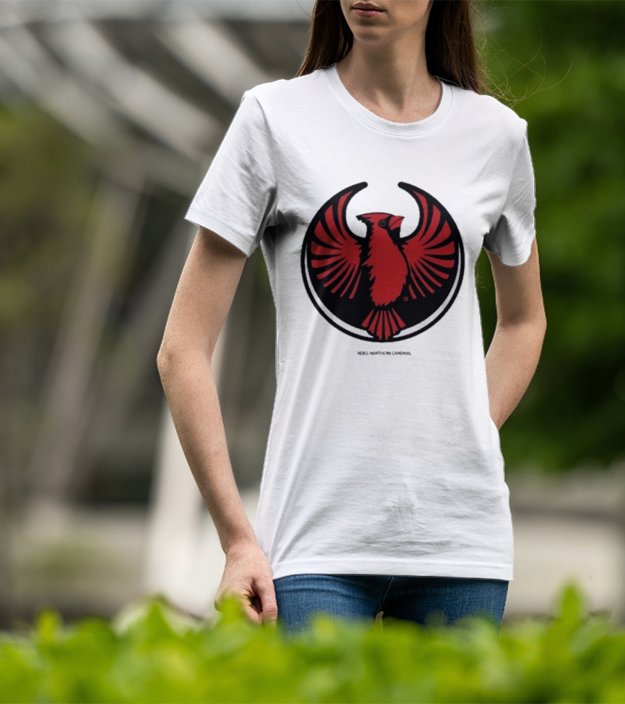 Rebel Northern Cardinal Alliance Heavyweight Bird T-Shirt