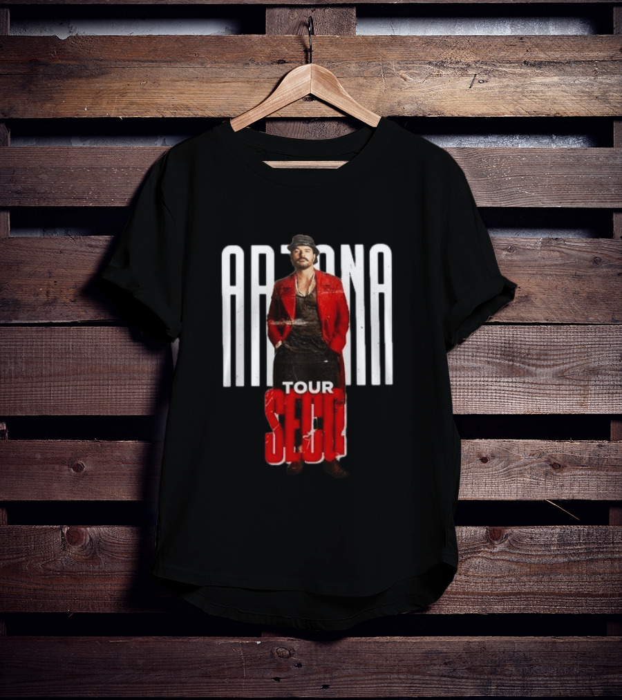 Arjona SECO Tour 2026 Red Jacket Black Hat T-Shirt