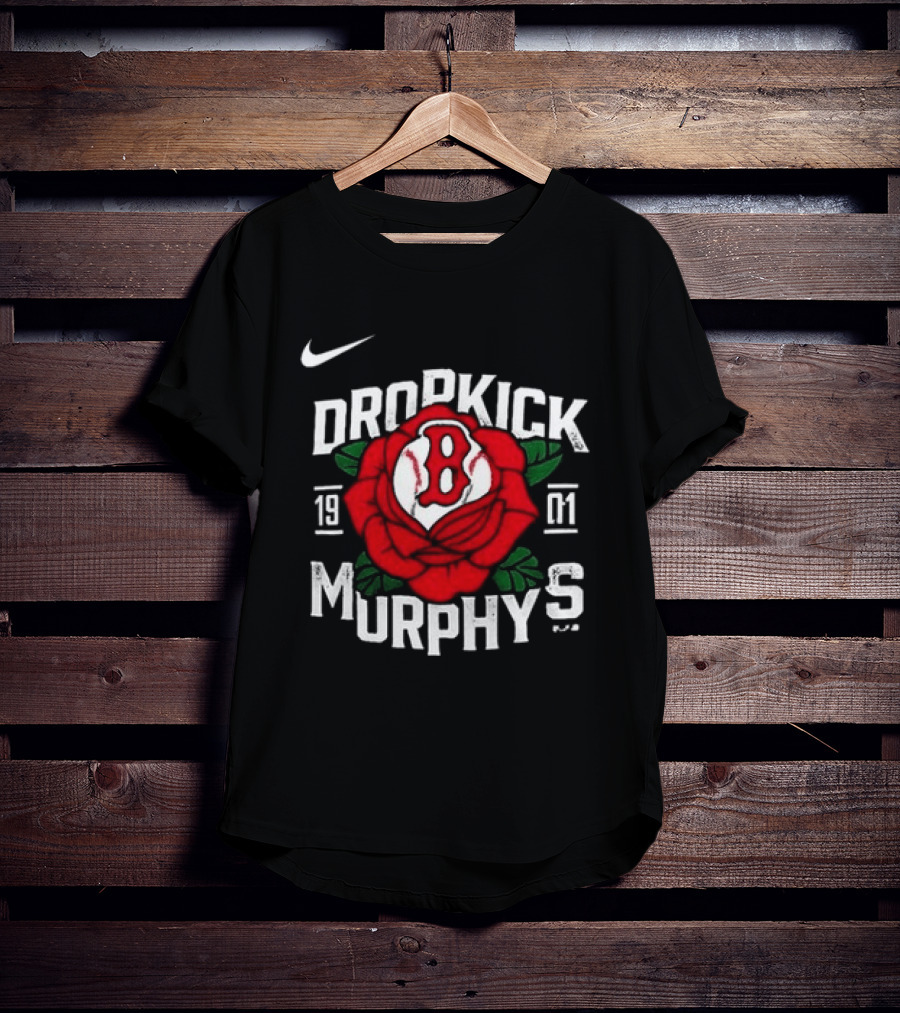 Nike Dropkick Murphys Boston Red Sox 1901 Rose T-Shirt