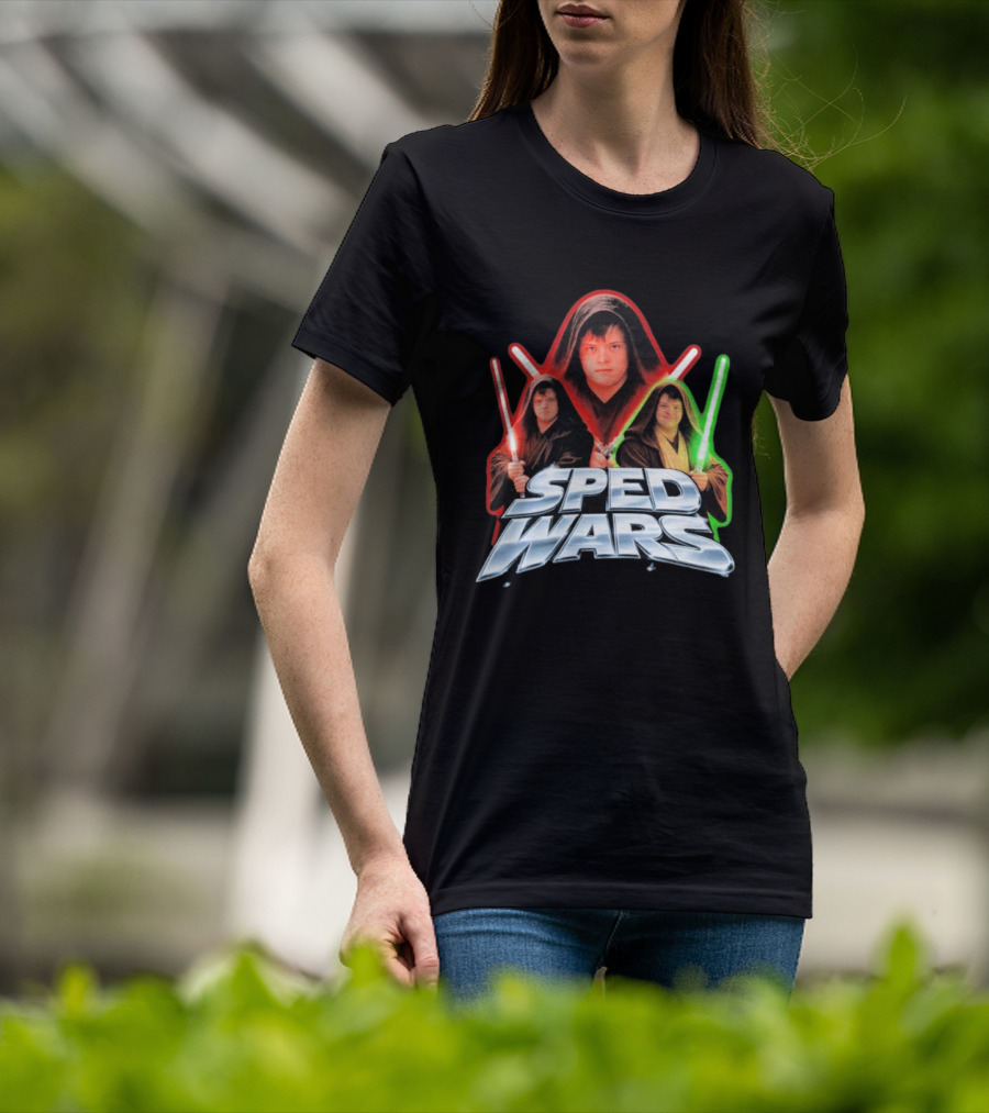 SPED WARS Lightsaber Down Syndrome Jedi T-Shirt