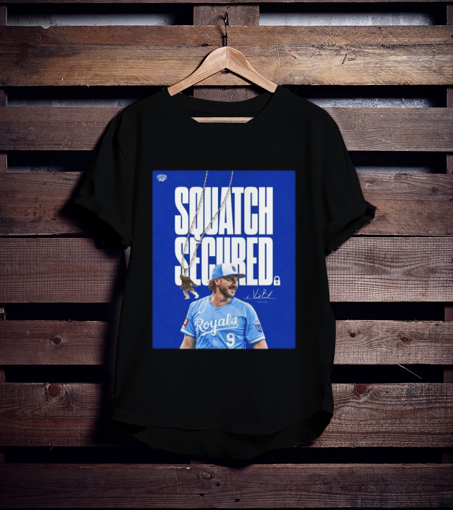 Squatch Secured Vinnie Pasquantino Royals Signature Collection T-Shirt