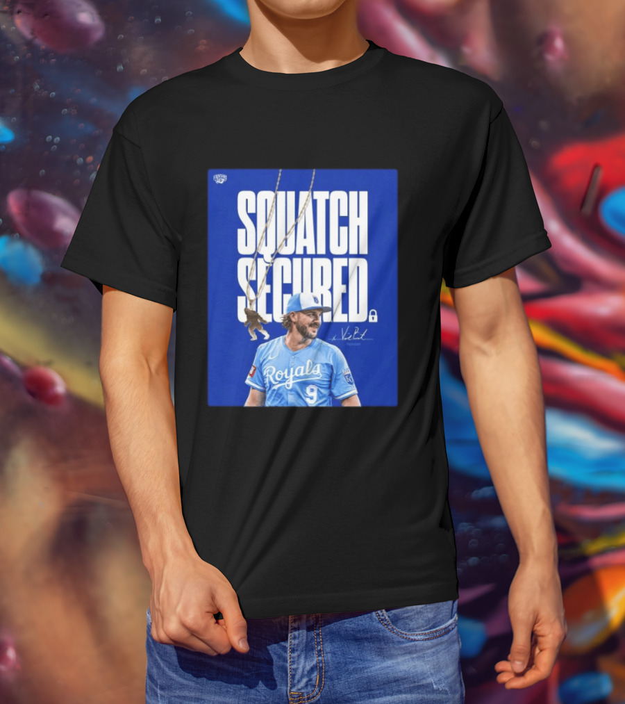 Squatch Secured Vinnie Pasquantino Royals Signature Collection T-Shirt