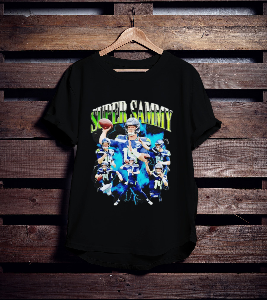 Super Sammy Seattle Seahawks Quarterback Highlights T-Shirt