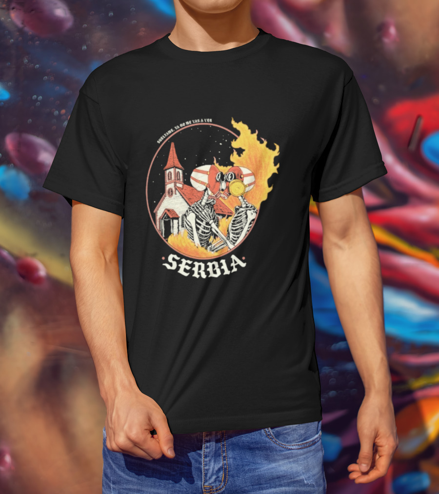 Amor De Verano Sueltame 2026 Serbia Church Fire T-Shirt