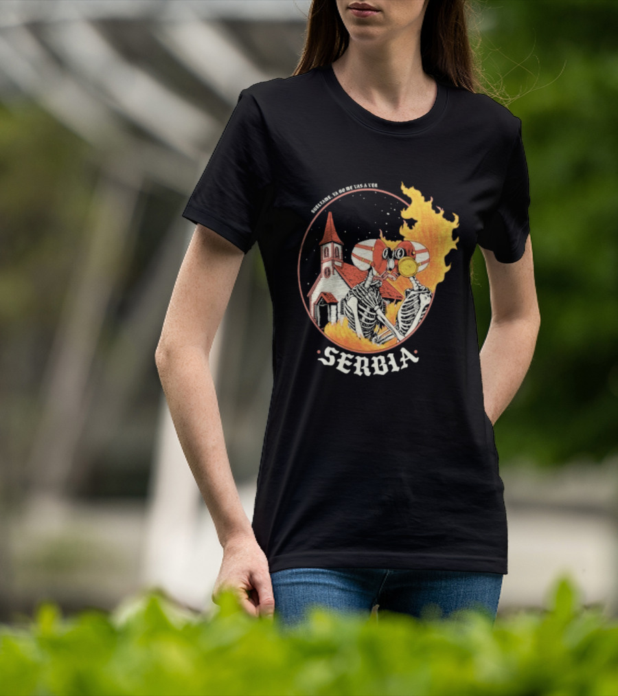 Amor De Verano Sueltame 2026 Serbia Church Fire T-Shirt