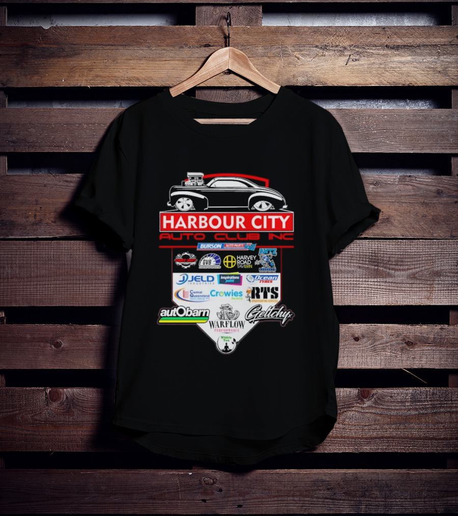 Harbour City Auto Club Burson Central Queensland Crowies Paints Inspirations Paints Wurth Ocean Tyres 2026 T-Shirt