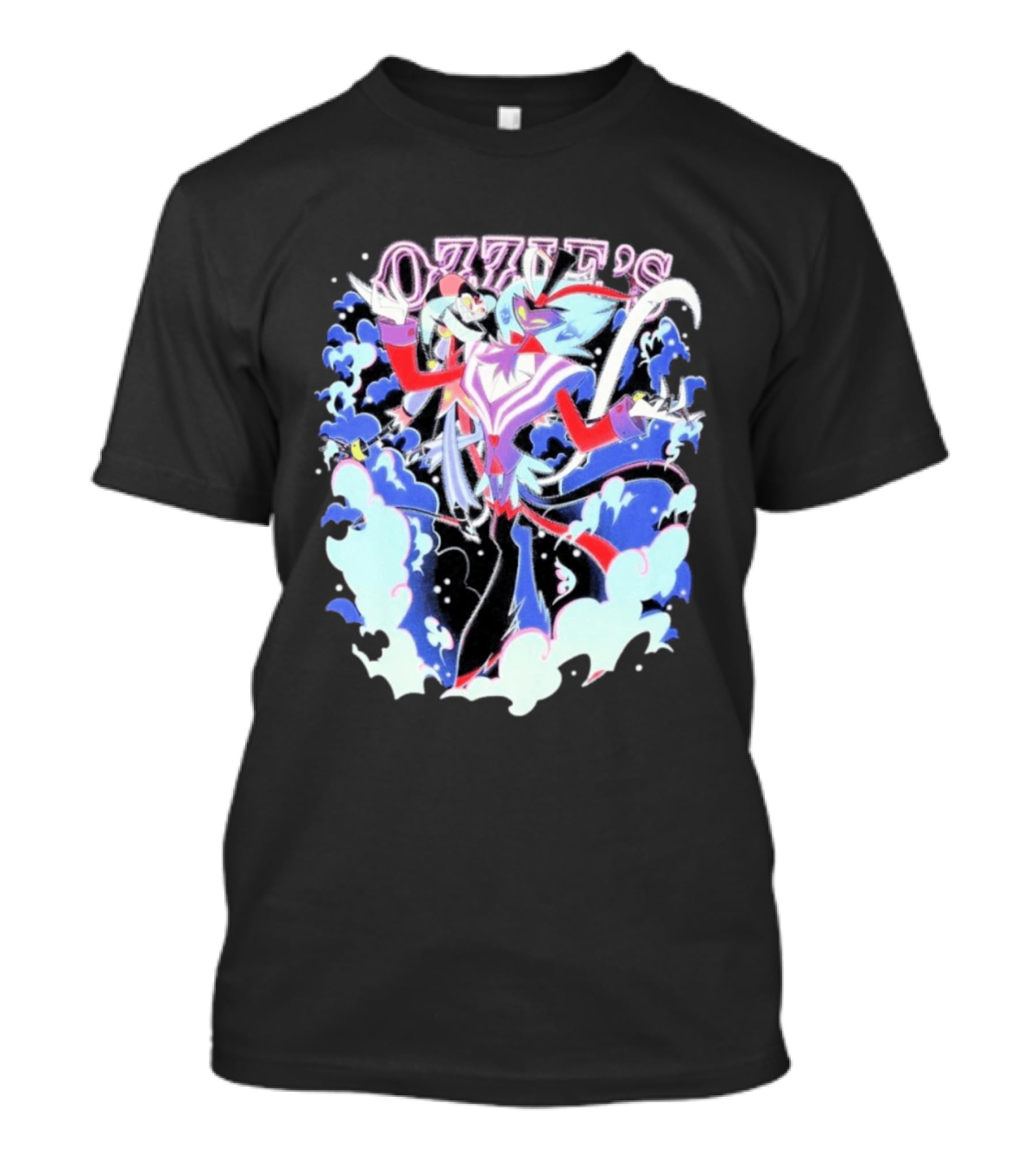 Ozzie's Helluva Boss Fizzarolli Asmodeus Clouds T-Shirt