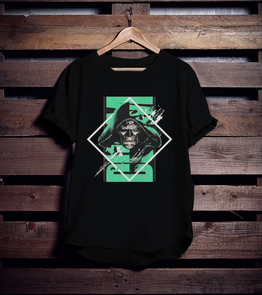 Marvel Avengers Doomsday Doctor Doom Green Black T-Shirt