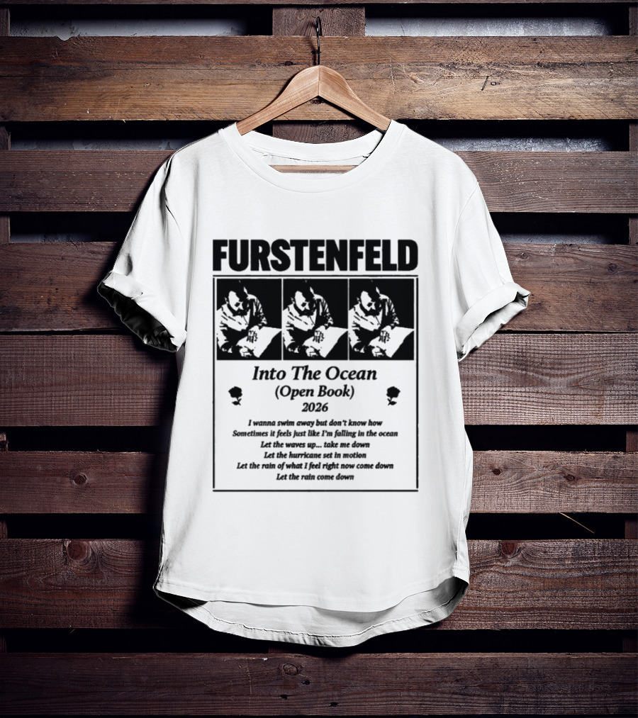 Furstenfeld Into The Ocean Open Book Lyrics 2016 T-Shirt