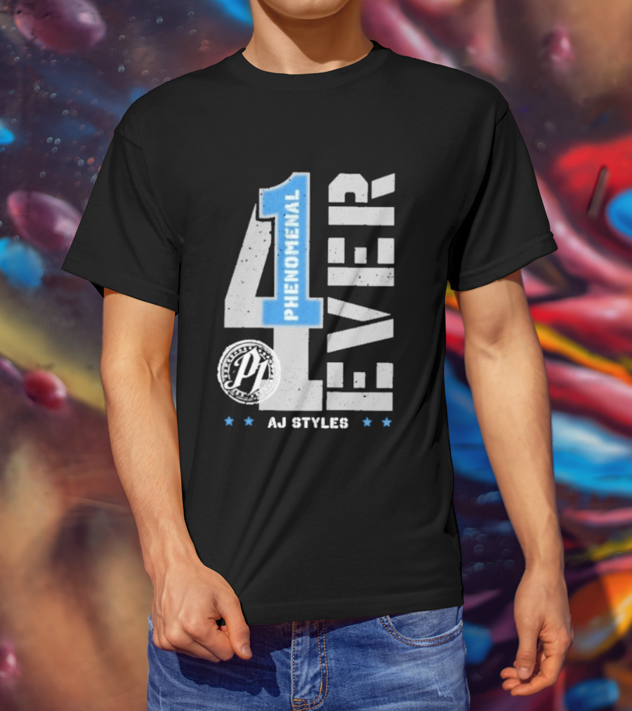 AJ Styles Phenomenal 1 Forever WWE T-Shirt