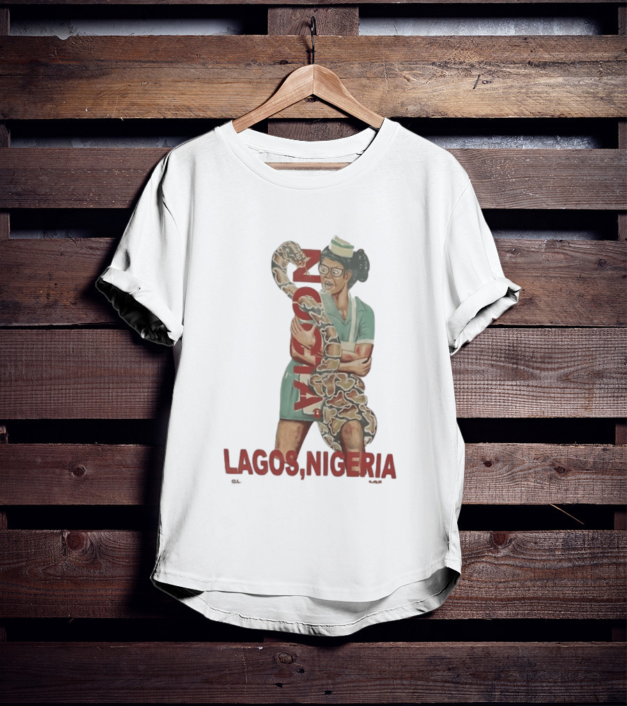 NOCTA Homecoming Lagos Nigeria Nurse Snake T-Shirt