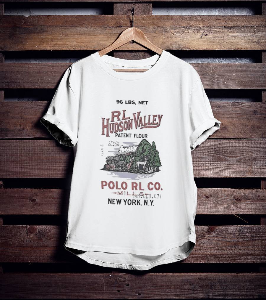 RL Hudson Valley Patent Flour Polo RL Co New York NY 50 LBS Net T-Shirt