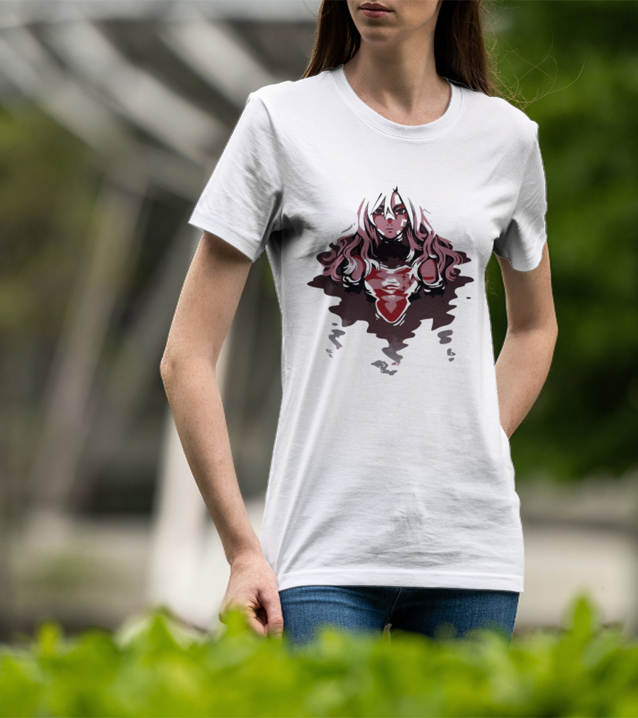 Signalis Remember Our Promise Anime Character With Heart Symbol And Pink Hair T-Shirt