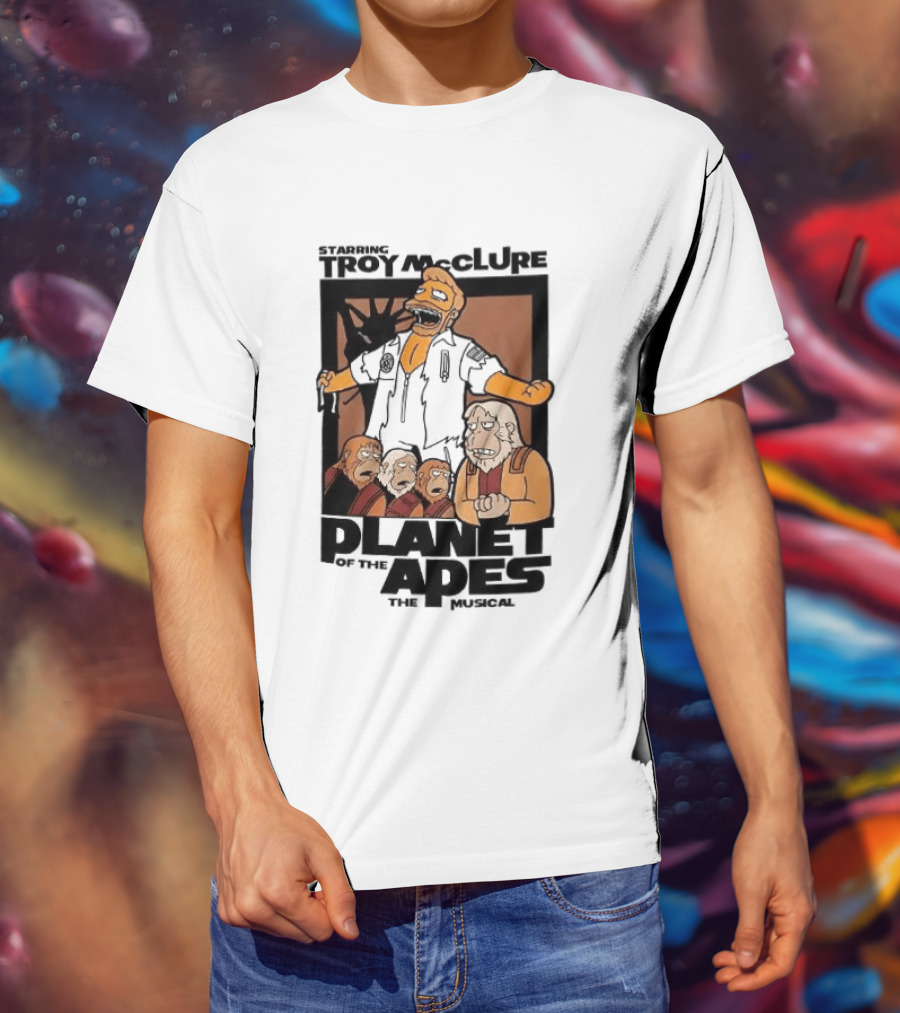Starring Troy McClure Planet Of The Apes The Musical T-Shirt