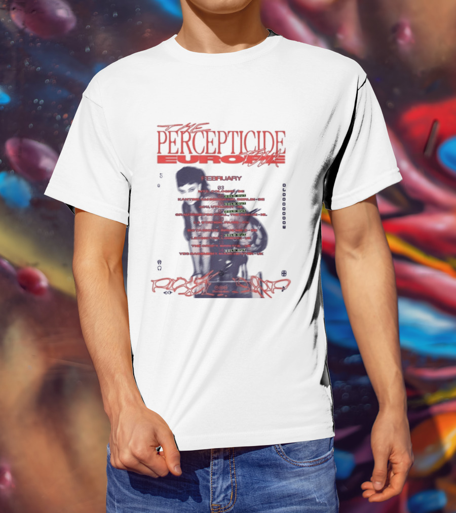 PERCEPTICIDE Europe Tour 2026 Dates And Locations T-Shirt