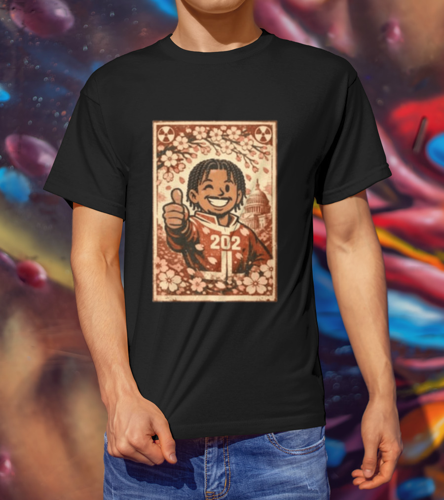 Vault 202 February 26 Cherry Blossom Capitol Thumbs Up T-Shirt