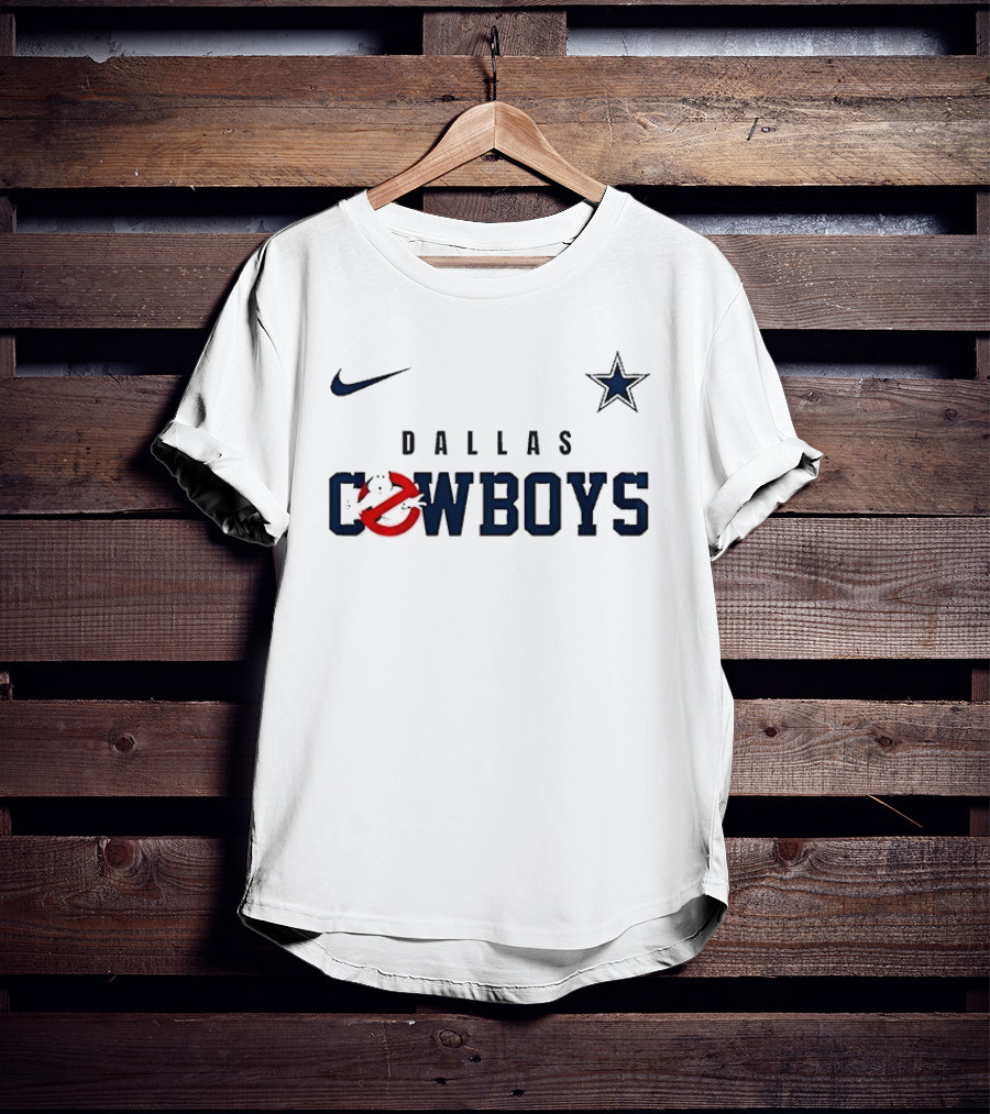 Nike Dallas Cowboys Ghostbusters Collaboration Who Ya Gonna Call T-Shirt