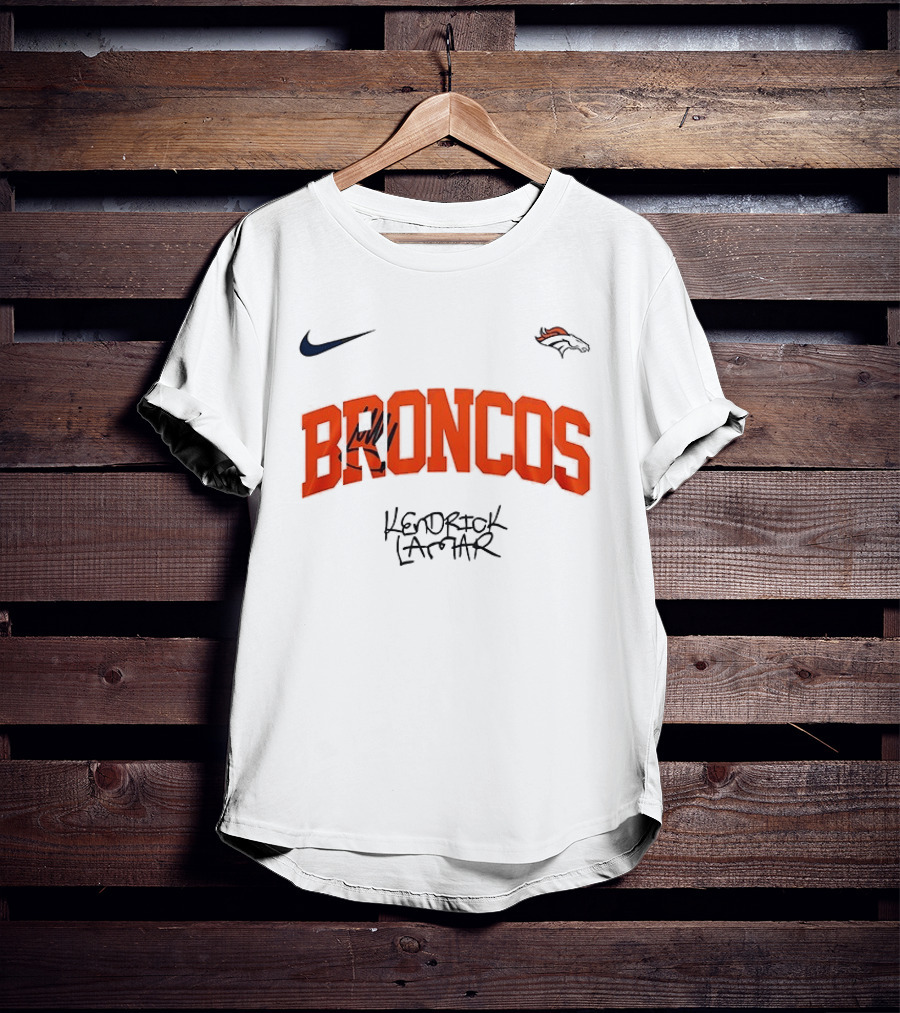 Nike Denver Broncos Kendrick Lamar King Kunta Collaboration T-Shirt
