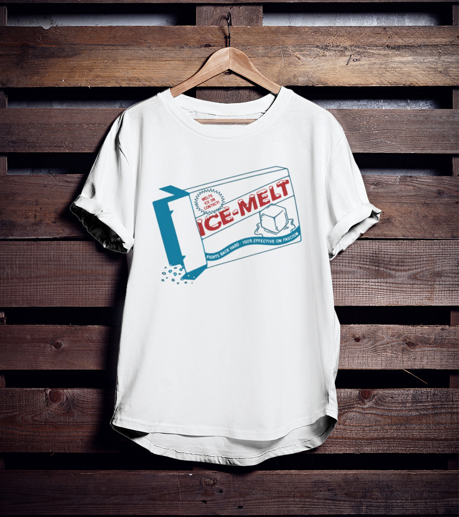 Ice Melt Salt Box Ice Cubes Winter Snow Solution T-Shirt