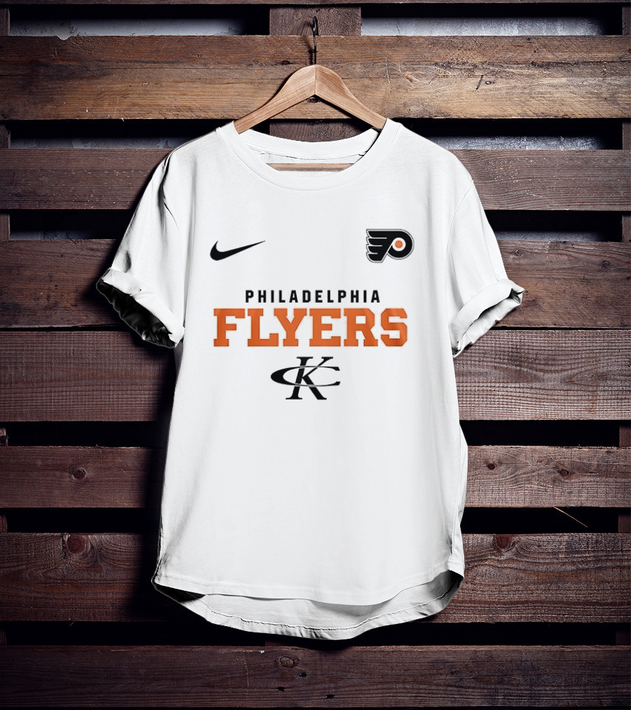 Philadelphia Flyers Kenny Chesney No Shoes Nation Tour Nike Collaboration T-Shirt