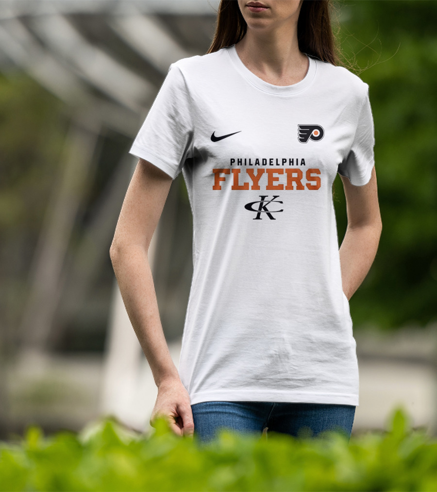 Philadelphia Flyers Kenny Chesney No Shoes Nation Tour Nike Collaboration T-Shirt