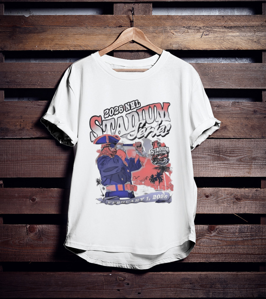 Tampa Bay Buccaneers Stadium Series 2026 Feb 1 Pirate Captain T-Shirt