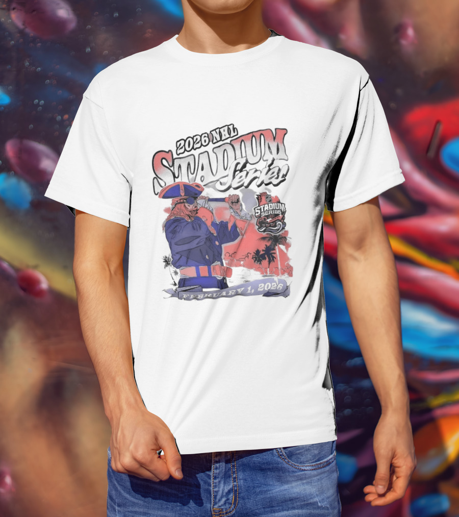 Tampa Bay Buccaneers Stadium Series 2026 Feb 1 Pirate Captain T-Shirt