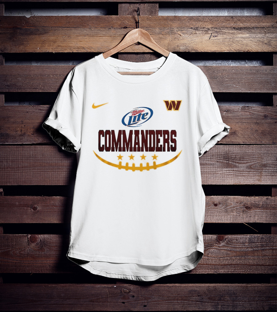 Miller Lite Washington Commanders Nike Collaboration T-Shirt