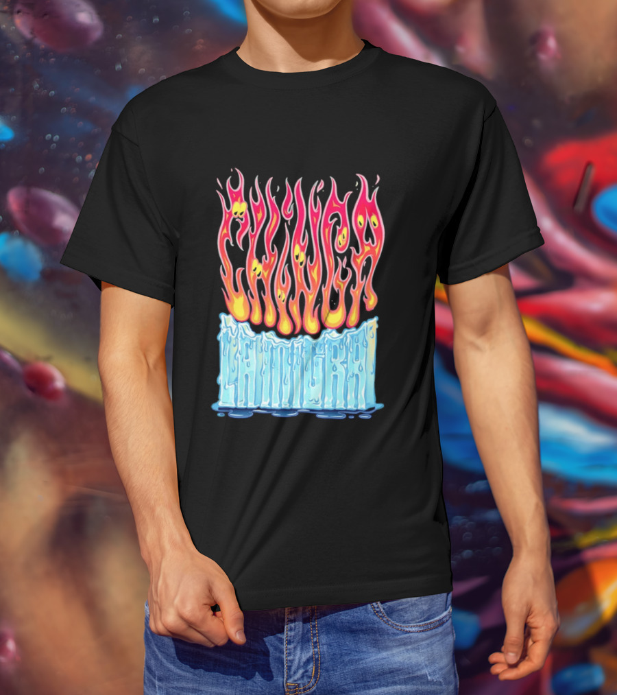 Chili Chimichanga Ice Fire Fusion Melting Pantera T-Shirt