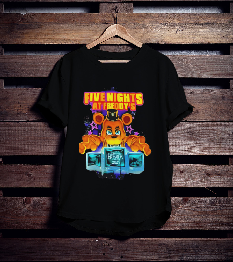 Five Nights At Freddy's Halloween Horror Nights 2025 Freddy Fazbear Animatronic T-Shirt