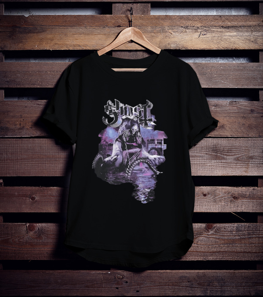 Ghost Montreal 2026 Skeleton Water Reflections Event New T-Shirt