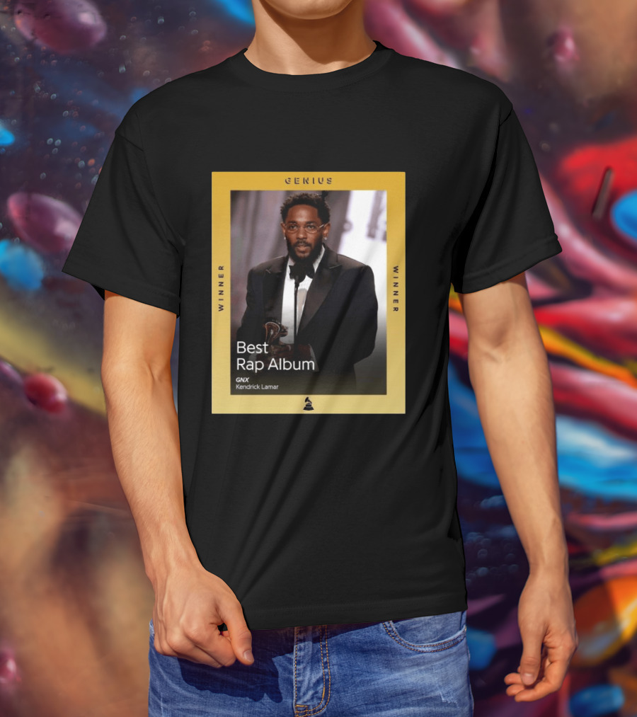 Genius Winner Kendrick Lamar Best Rap Album GNX T-Shirt