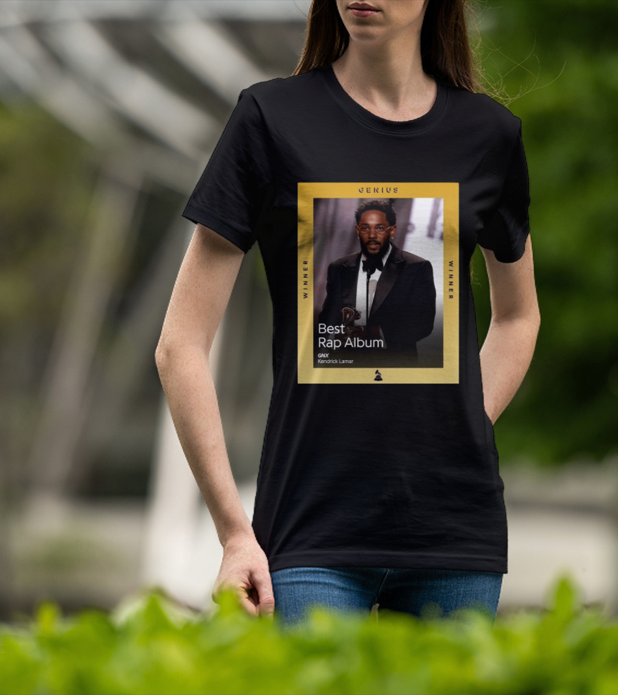 Genius Winner Kendrick Lamar Best Rap Album GNX T-Shirt