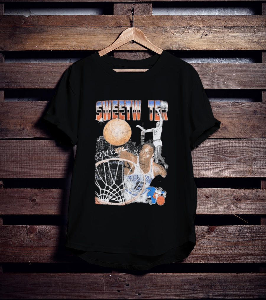 Mitchell And Ness Nathaniel Clifton Sweetwater New York Knicks NBA Pioneers Player T-Shirt