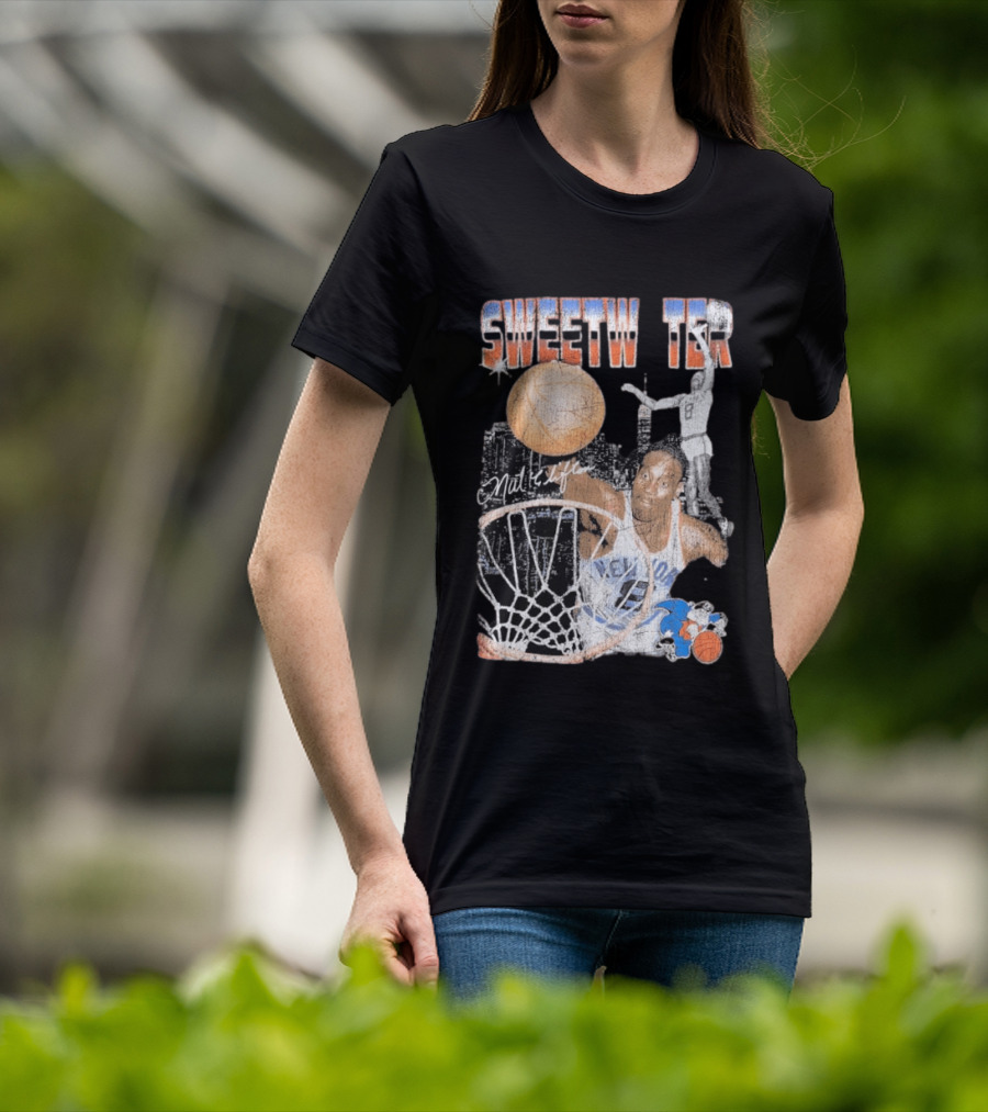 Mitchell And Ness Nathaniel Clifton Sweetwater New York Knicks NBA Pioneers Player T-Shirt