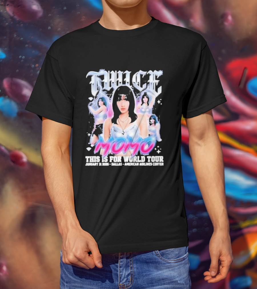 TWICE Momo This Is For World Tour August 17 2019 Kuala Lumpur Axiata Arena Concert T-Shirt