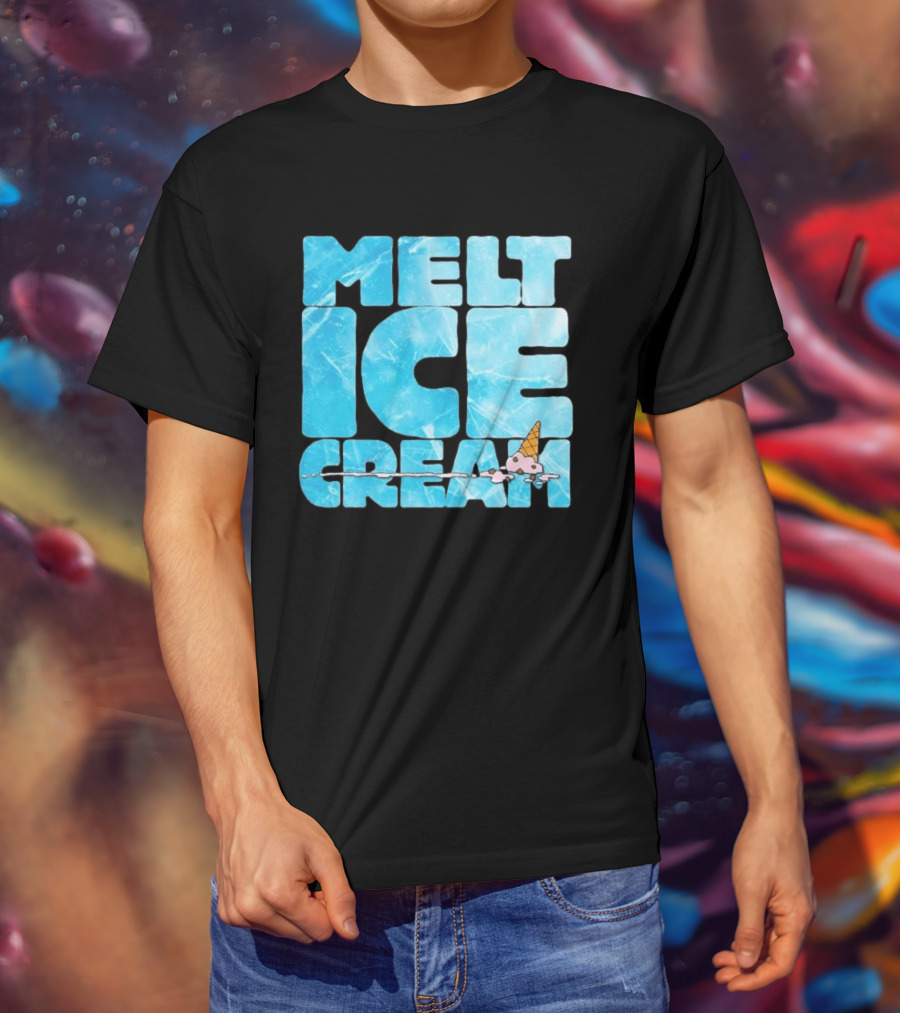 Ben & Jerry's Melt Ice Cream Frozen Treat Humor T-Shirt