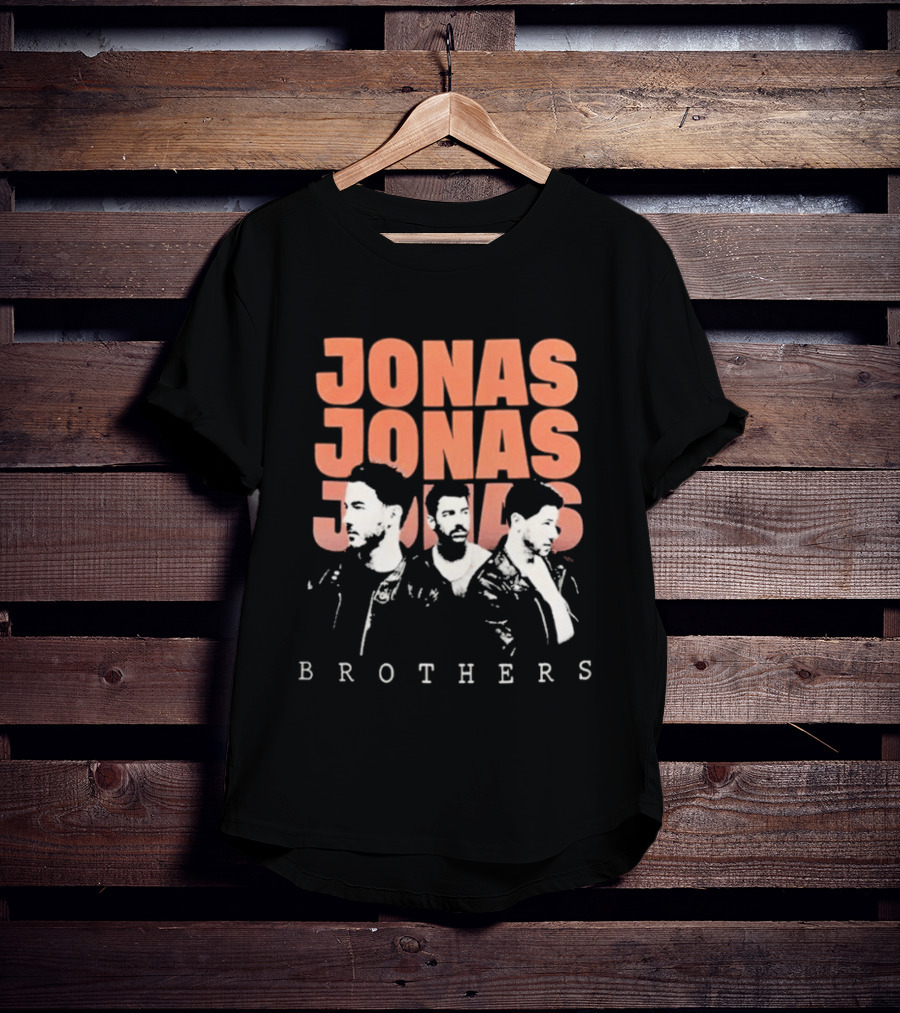 Jonas Brothers Repetitive Text Fan T-Shirt