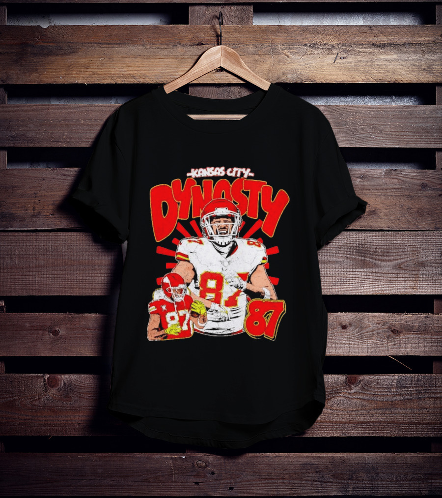 Kansas City Dynasty 87 Kelce Football Legacy T-Shirt