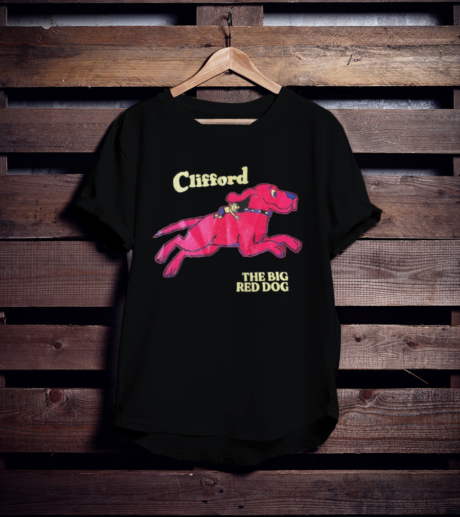 Clifford The Big Red Dog Running With Emily Elizabeth Classic Kids T-Shirt