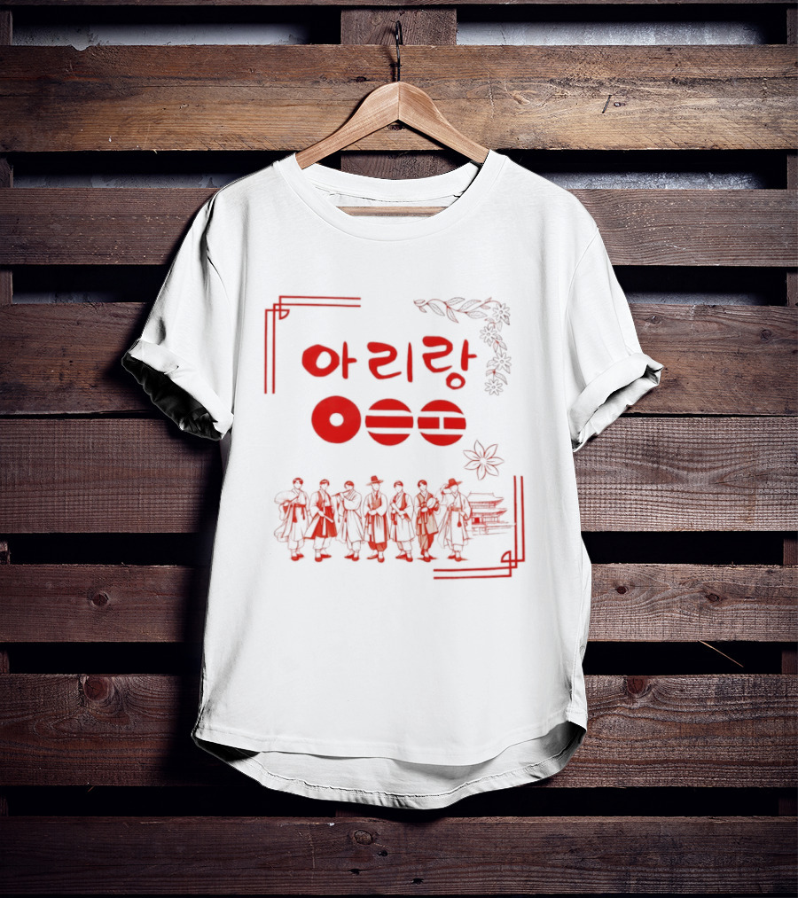 Arirang BTS World Tour K Pop Hanbok Traditional Dance Ensemble T-Shirt
