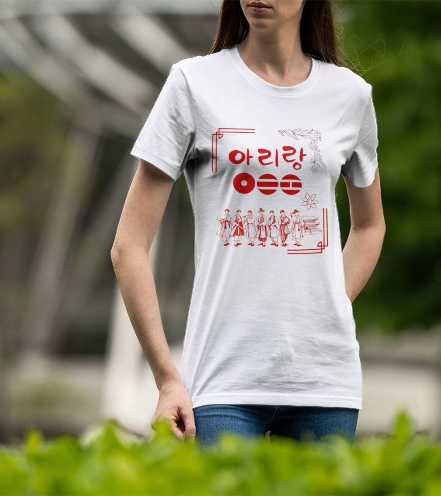 Arirang BTS World Tour K Pop Hanbok Traditional Dance Ensemble T-Shirt