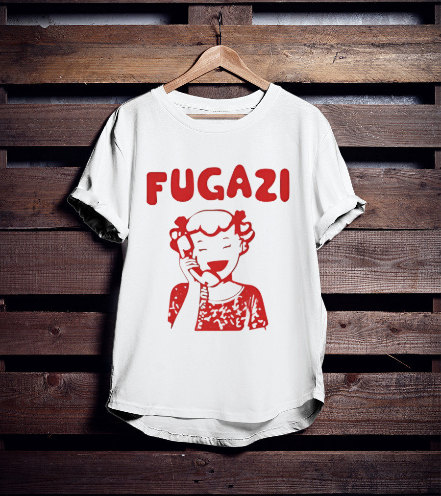 Fugazi Red Cartoon T-Shirt